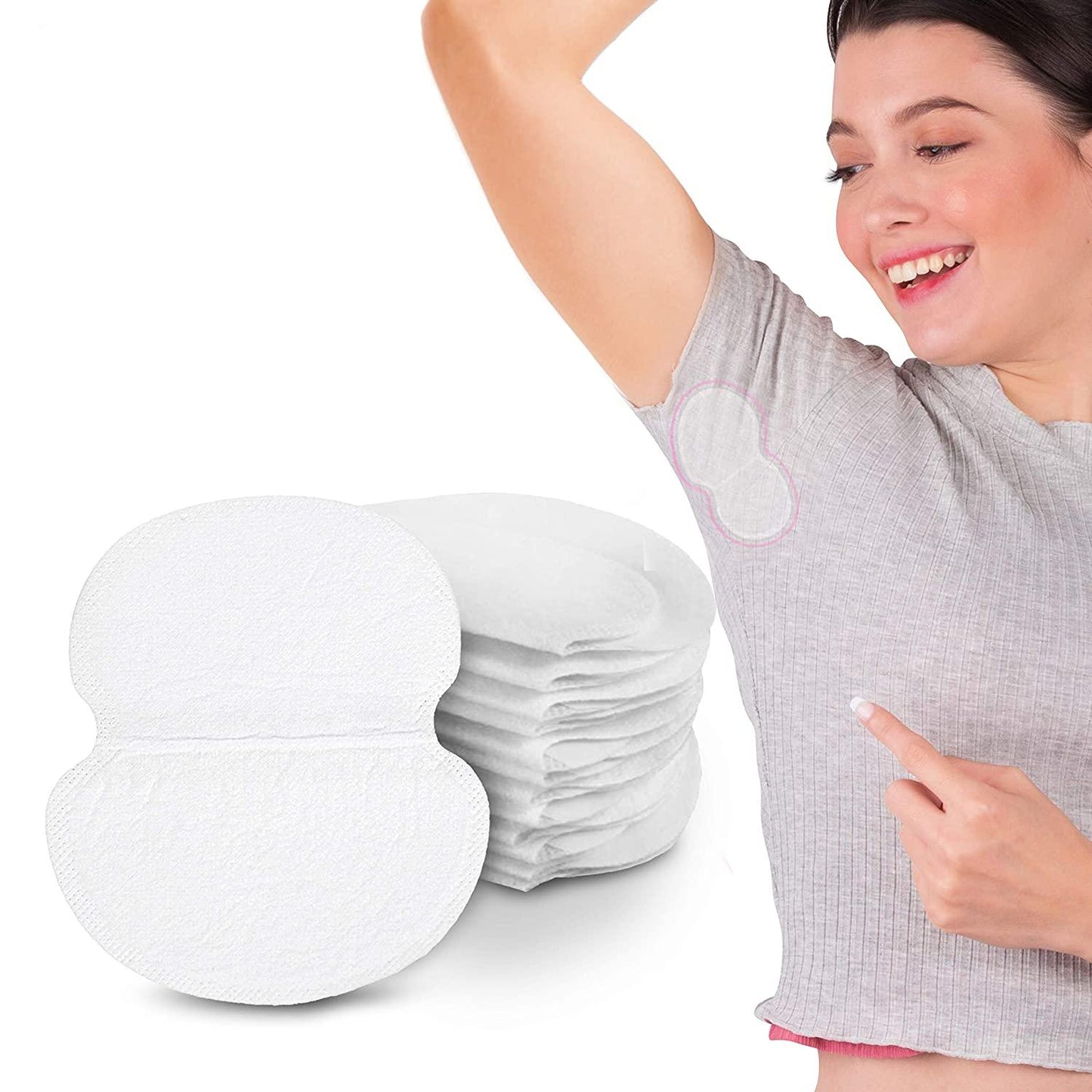 Sweat Pads- Disposable Armpit Sweat Pads (Pack of 10)