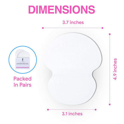 Sweat Pads- Disposable Armpit Sweat Pads (Pack of 10)