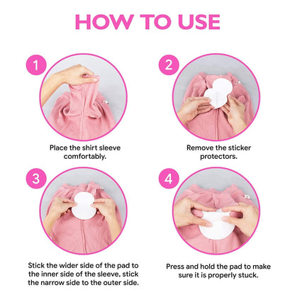 Sweat Pads- Disposable Armpit Sweat Pads (Pack of 10)